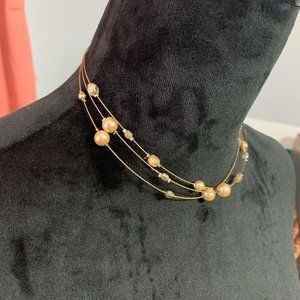 Lia Sophia Soft Gold Necklace